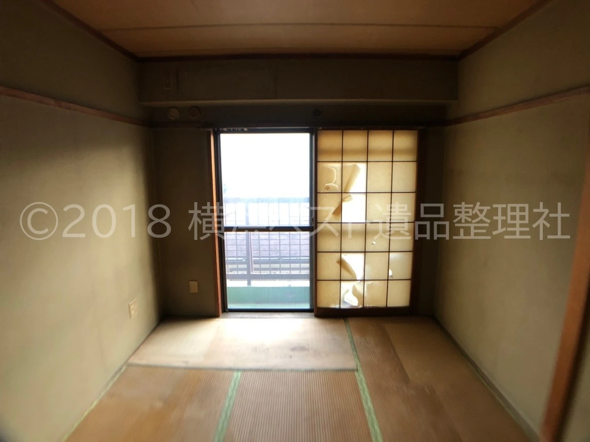 和室 作業前