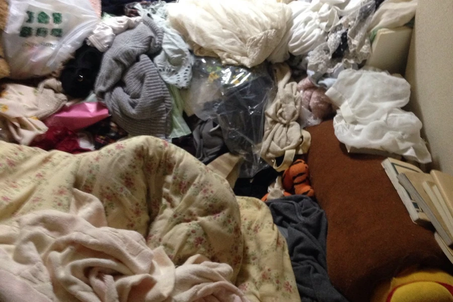 川崎市中原区にてゴミ部屋の清掃を行いました。