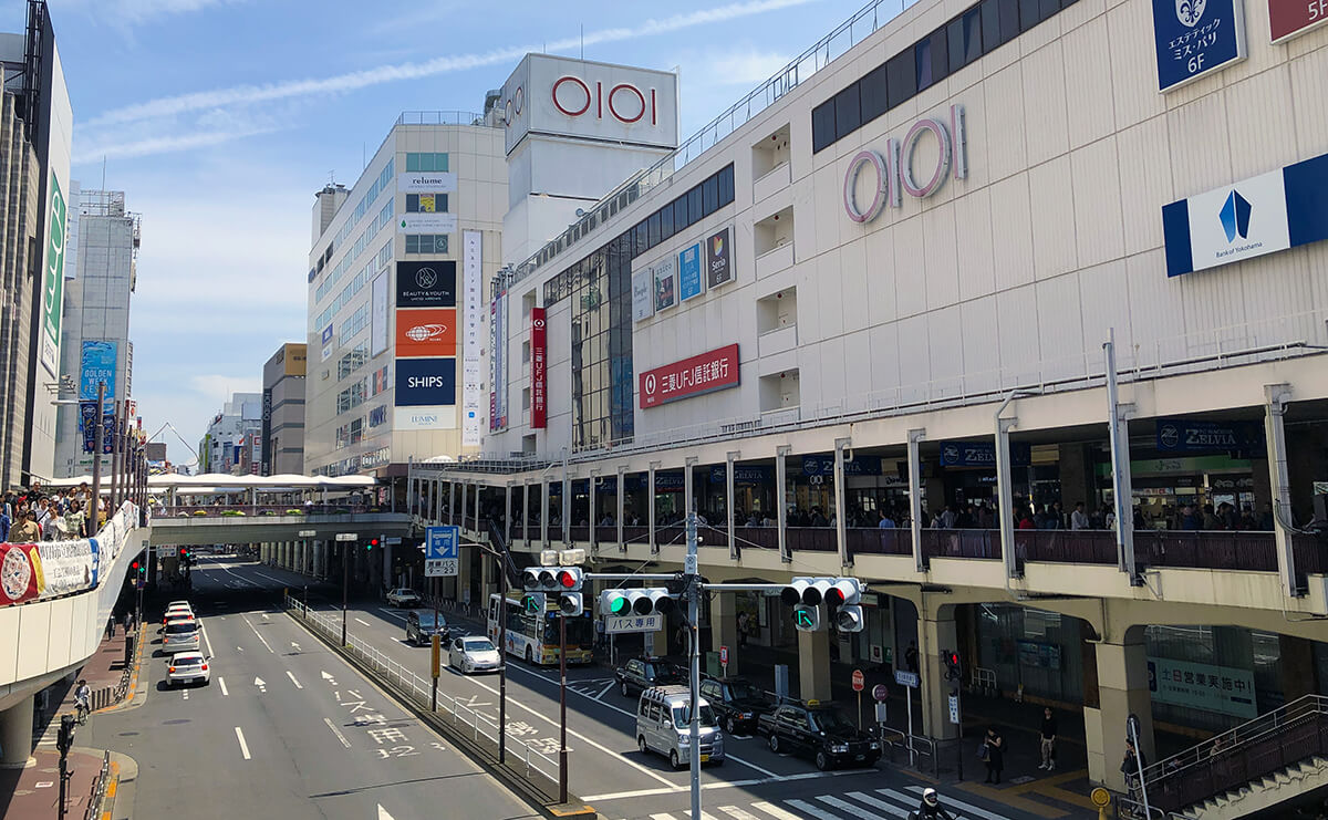 町田駅前の様子